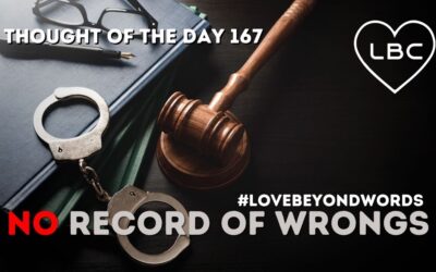 Day 167 No Record of Wrongs