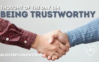 Day 164 Being Trustworthy