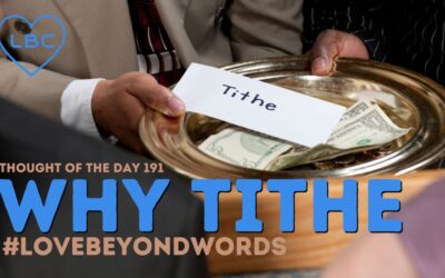 Day 191 Why Tithe