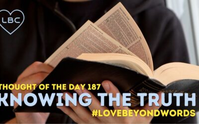 Day 187 Knowing the Truth
