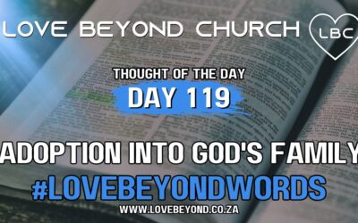 Day 119 Adoption into God’s Family
