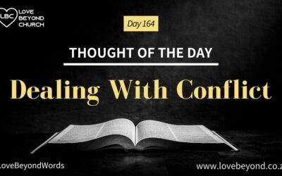 Day 164 Dealing With Conflict