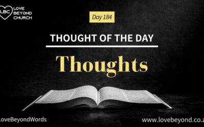 Day 184 Thoughts