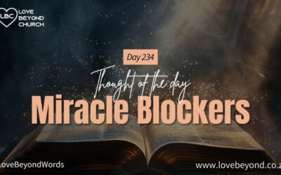 Day 234 Miracle Blockers