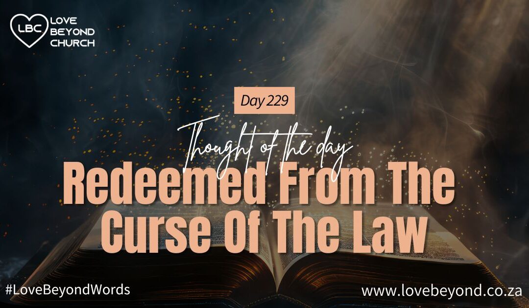 Day 229 Redeemed From The Curse Of The Law