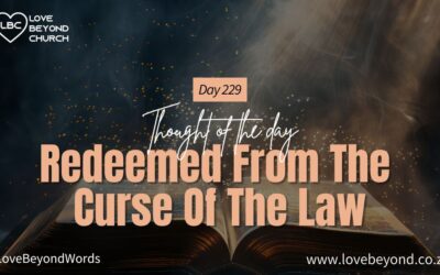 Day 229 Redeemed From The Curse Of The Law