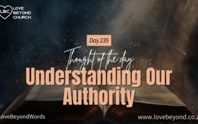 Day 235 Understanding Our Authority