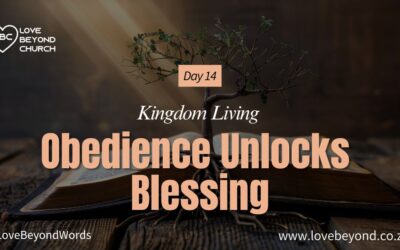 Day 14 Obedience Unlocks Blessing