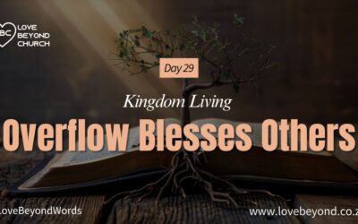 Day 29 Overflow Blesses Others