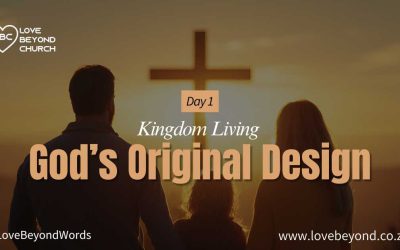 Day 1: God’s Original Design