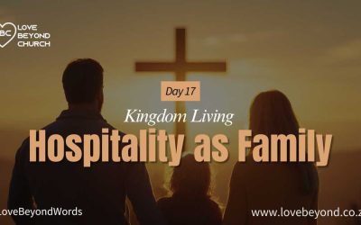 Day 17: Hospitality as Family