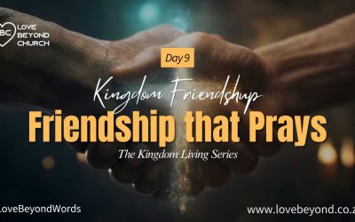 Day 9: Friendship that Prays