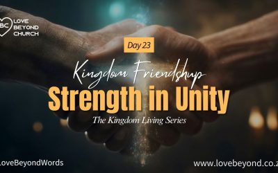 Day 23 : Strength in Unity