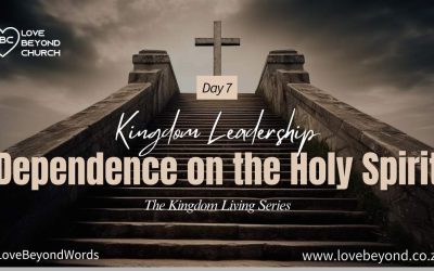 Day 8: Dependence on the Holy Spirit