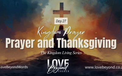 Day 27: Prayer and Thanksgiving